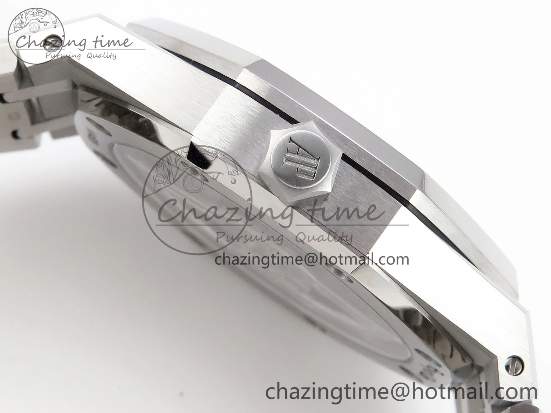 Royal Oak 41mm 15510 “50th Anniversary” SS APSF 1:1 Best Edition White Dial on SS Bracelet SA4302 Super Clone