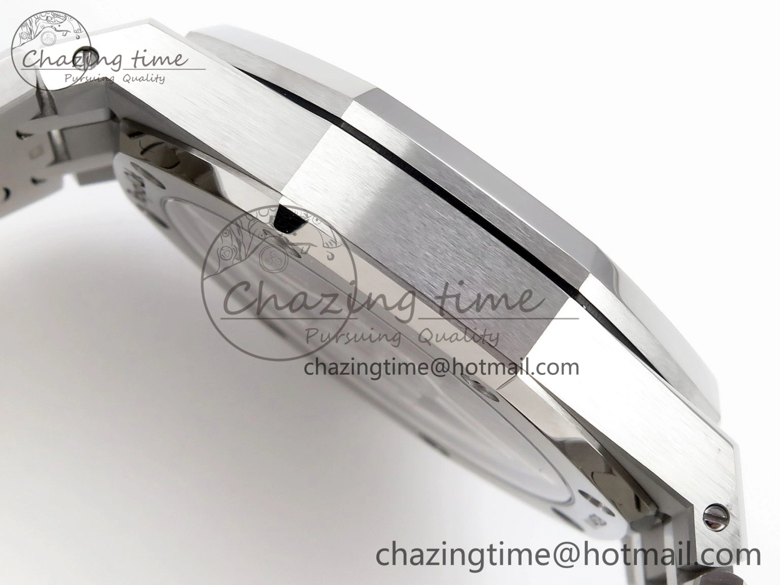 Royal Oak 41mm 15510 “50th Anniversary” SS APSF 1:1 Best Edition White Dial on SS Bracelet SA4302 Super Clone