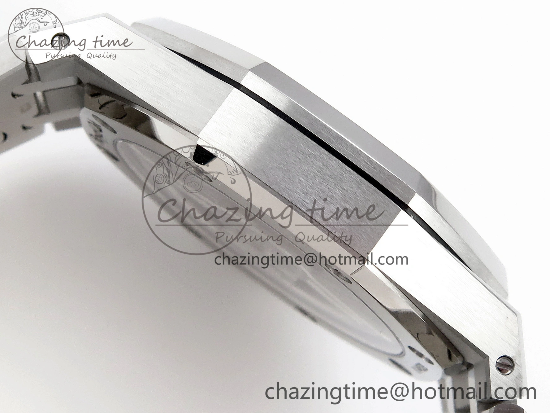 Royal Oak 41mm 15510 “50th Anniversary” SS APSF 1:1 Best Edition White Dial on SS Bracelet SA4302 Super Clone