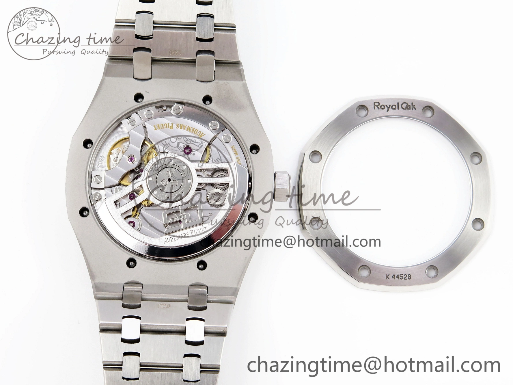 Royal Oak 41mm 15510 “50th Anniversary” SS APSF 1:1 Best Edition White Dial on SS Bracelet SA4302 Super Clone