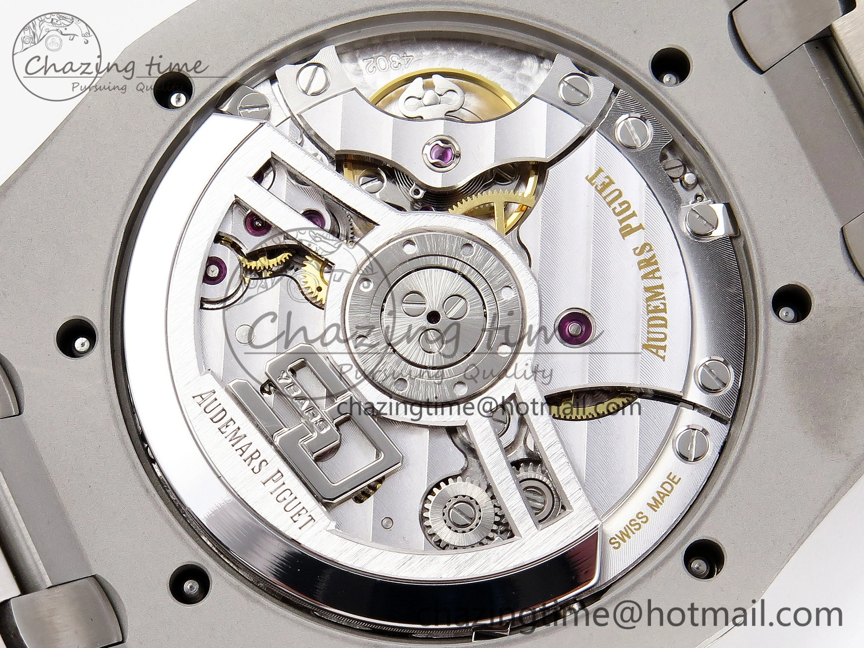 Royal Oak 41mm 15510 “50th Anniversary” SS APSF 1:1 Best Edition White Dial on SS Bracelet SA4302 Super Clone