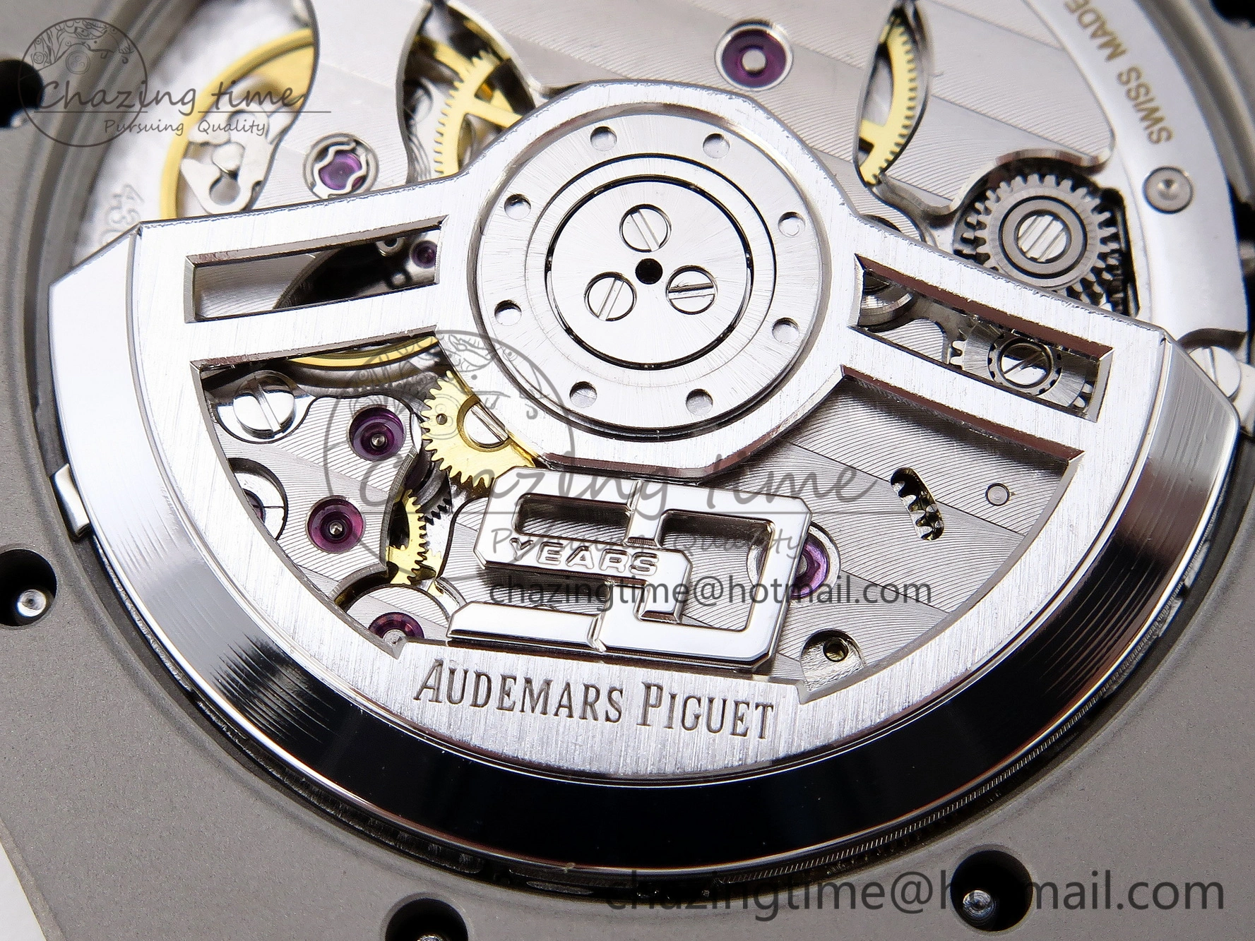 Royal Oak 41mm 15510 “50th Anniversary” SS APSF 1:1 Best Edition White Dial on SS Bracelet SA4302 Super Clone