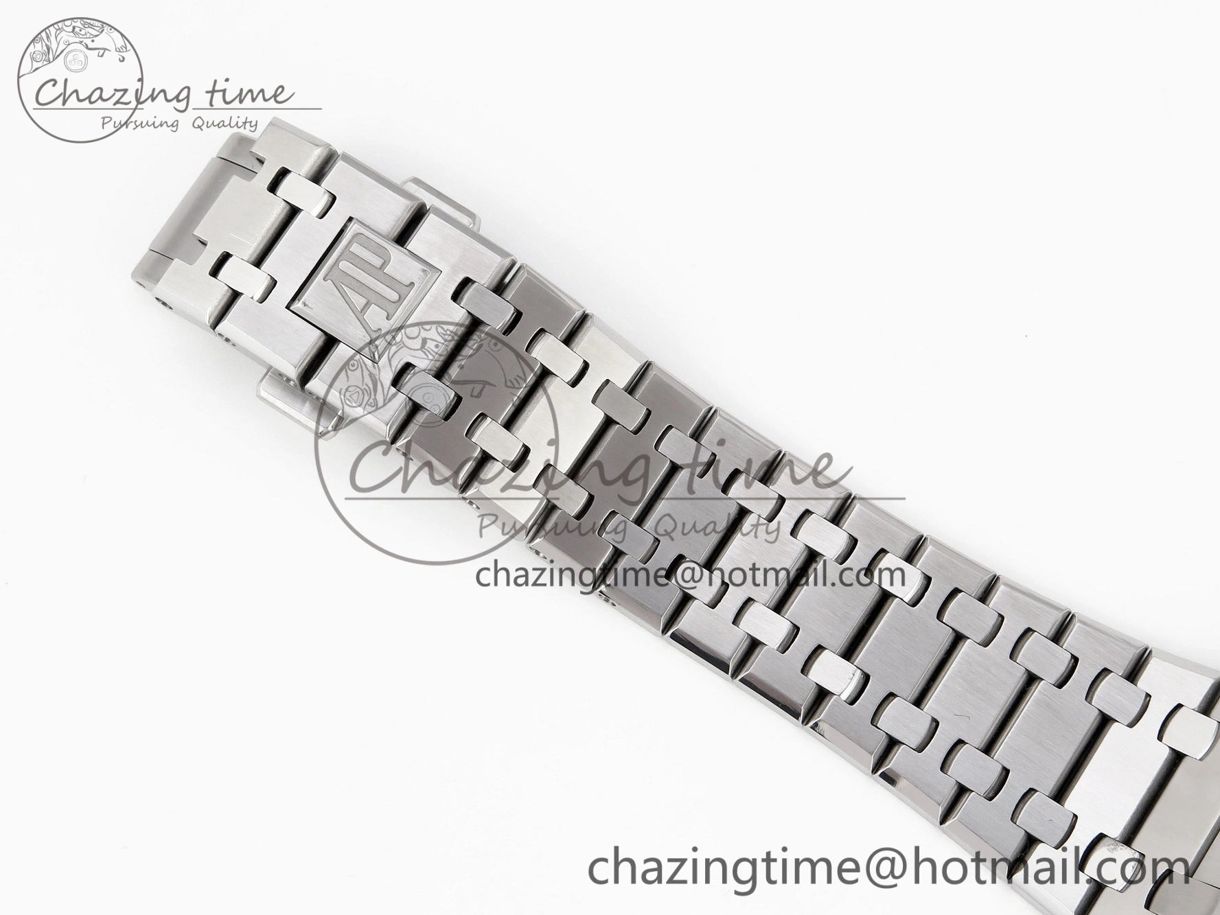 Royal Oak 41mm 15510 “50th Anniversary” SS APSF 1:1 Best Edition White Dial on SS Bracelet SA4302 Super Clone