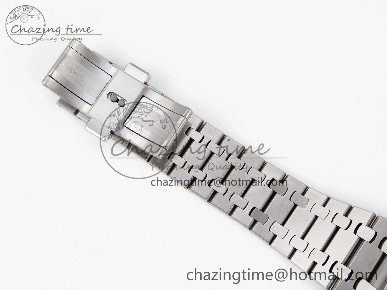 Royal Oak 41mm 15510 “50th Anniversary” SS APSF 1:1 Best Edition White Dial on SS Bracelet SA4302 Super Clone