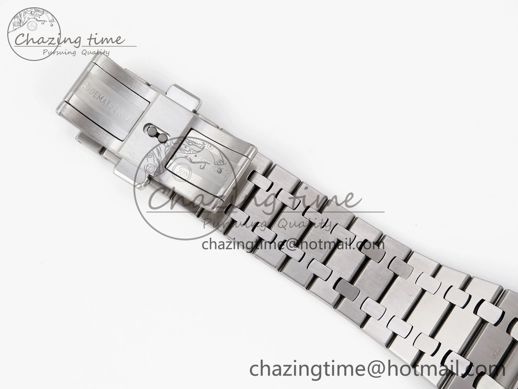 Royal Oak 41mm 15510 “50th Anniversary” SS APSF 1:1 Best Edition White Dial on SS Bracelet SA4302 Super Clone