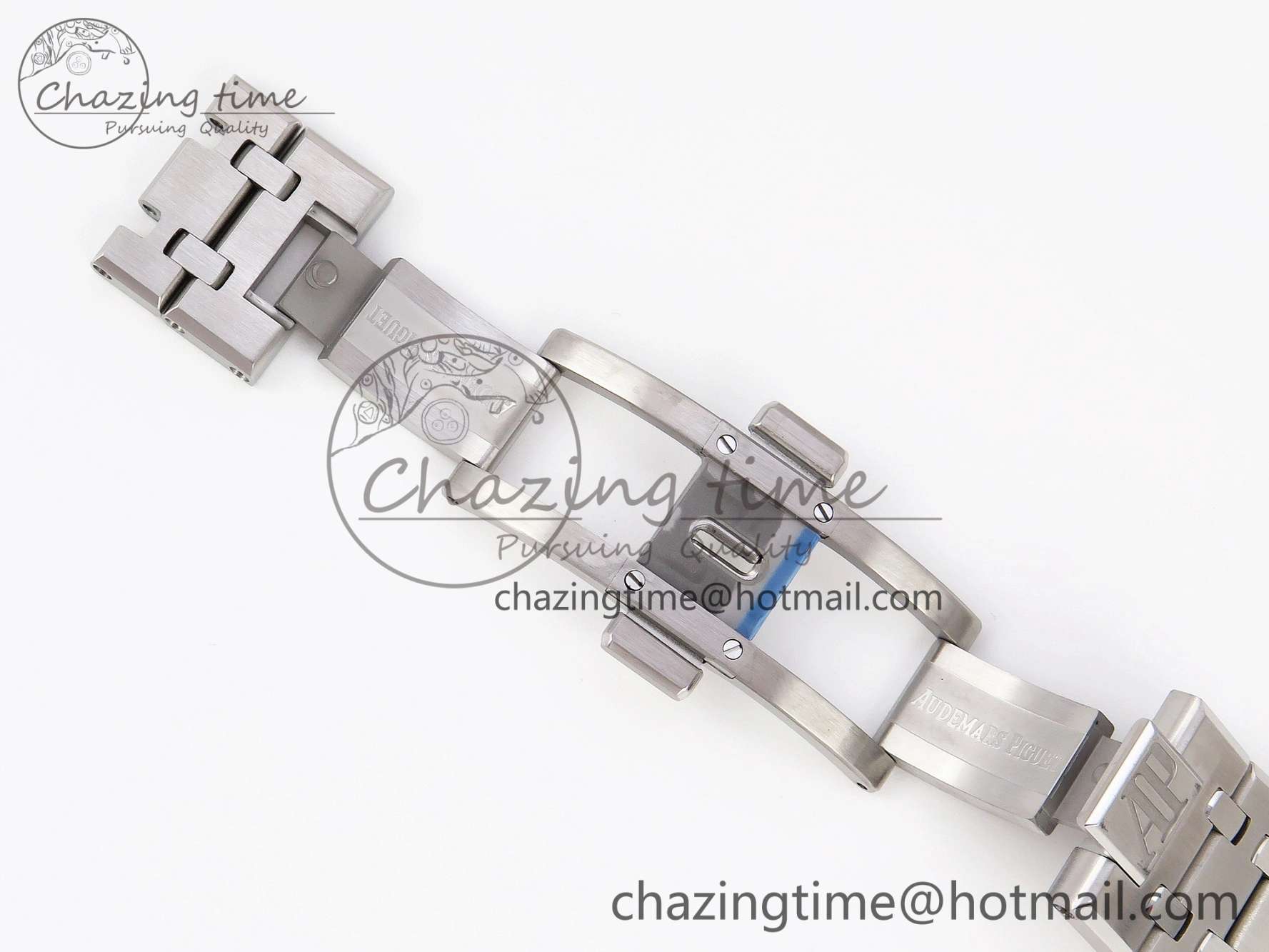 Royal Oak 41mm 15510 “50th Anniversary” SS APSF 1:1 Best Edition White Dial on SS Bracelet SA4302 Super Clone