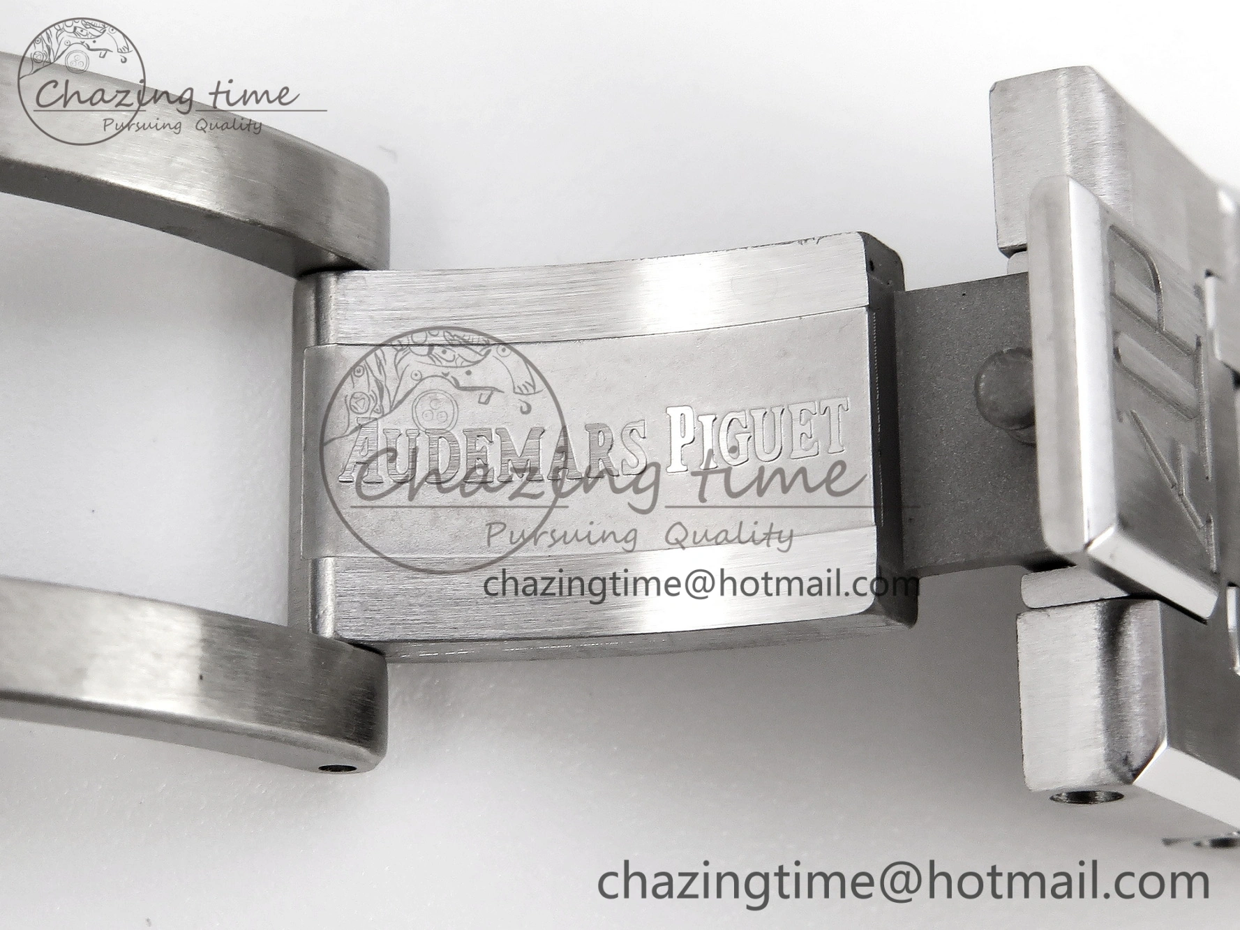 Royal Oak 41mm 15510 “50th Anniversary” SS APSF 1:1 Best Edition White Dial on SS Bracelet SA4302 Super Clone