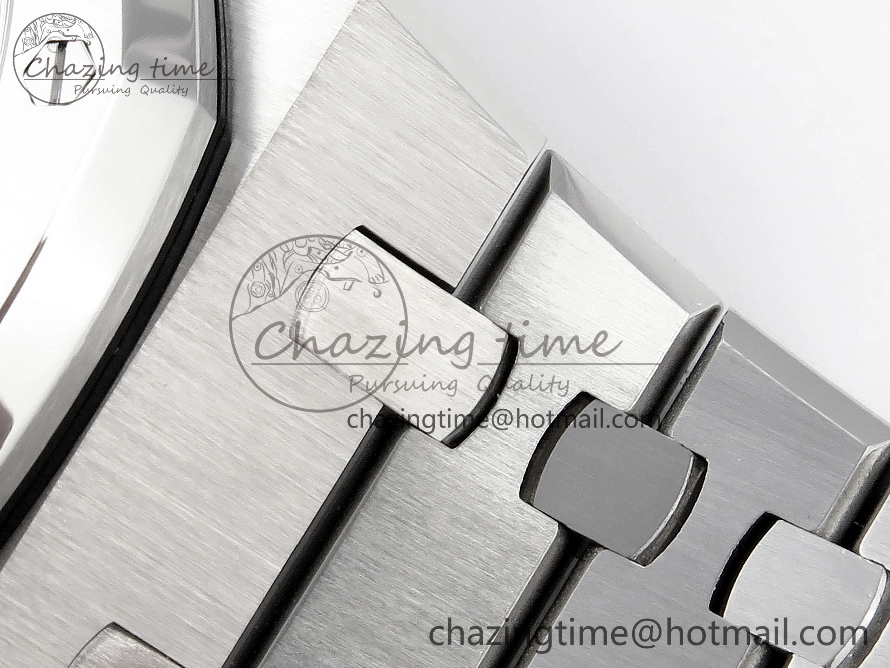 Royal Oak 41mm 15510 “50th Anniversary” SS APSF 1:1 Best Edition White Dial on SS Bracelet SA4302 Super Clone