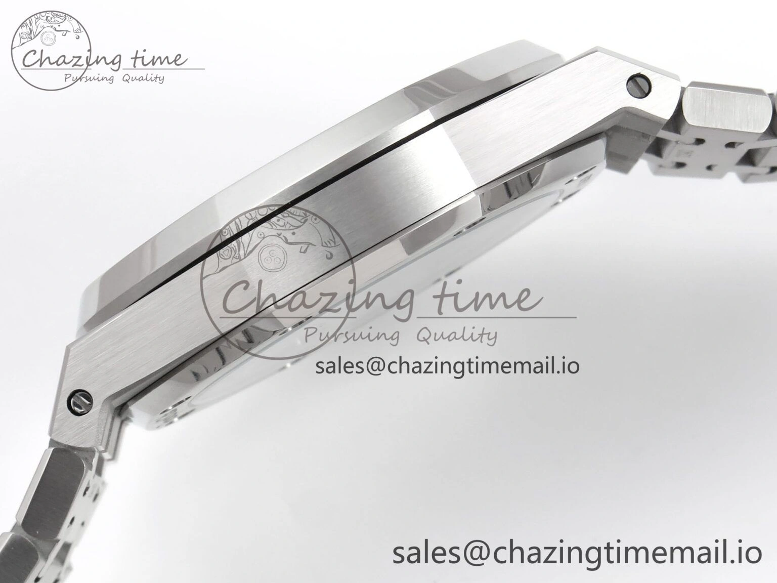 Royal Oak 41mm 15510 “50th Anniversary” SS IPF 1:1 Best Edition Gray Textured Dial on SS Bracelet SA4302 Super Clone