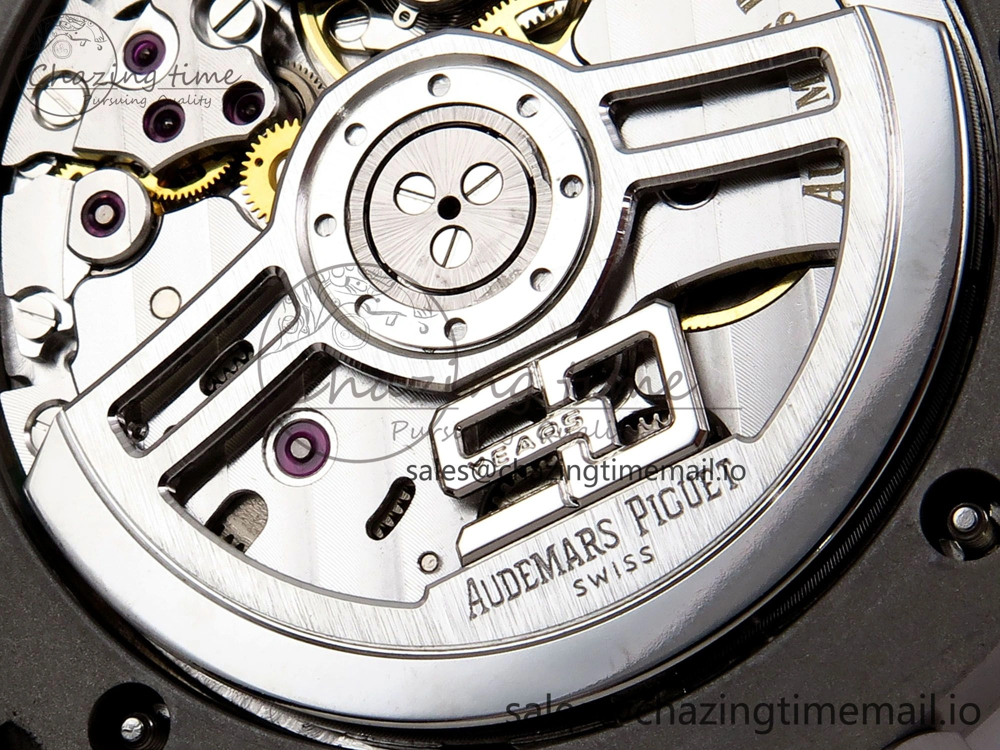 Royal Oak 41mm 15510 “50th Anniversary” SS IPF 1:1 Best Edition Gray Textured Dial on SS Bracelet SA4302 Super Clone