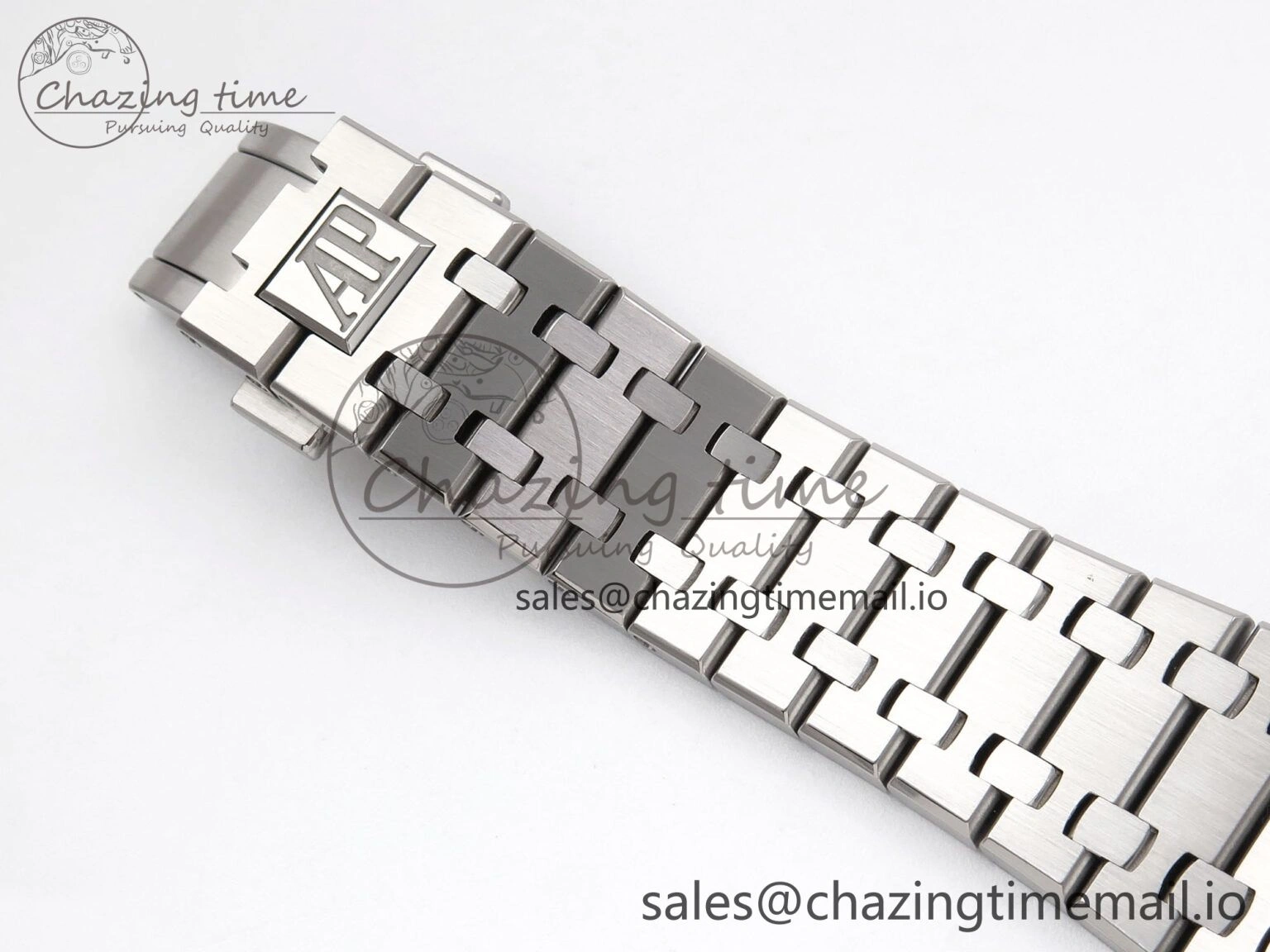 Royal Oak 41mm 15510 “50th Anniversary” SS IPF 1:1 Best Edition Gray Textured Dial on SS Bracelet SA4302 Super Clone