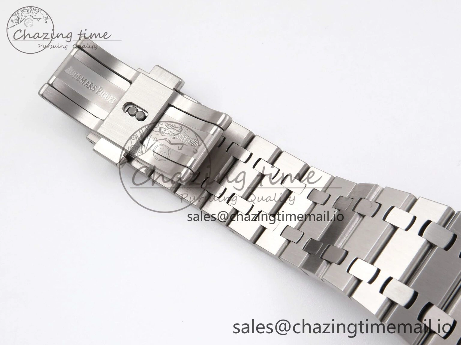 Royal Oak 41mm 15510 “50th Anniversary” SS IPF 1:1 Best Edition Gray Textured Dial on SS Bracelet SA4302 Super Clone