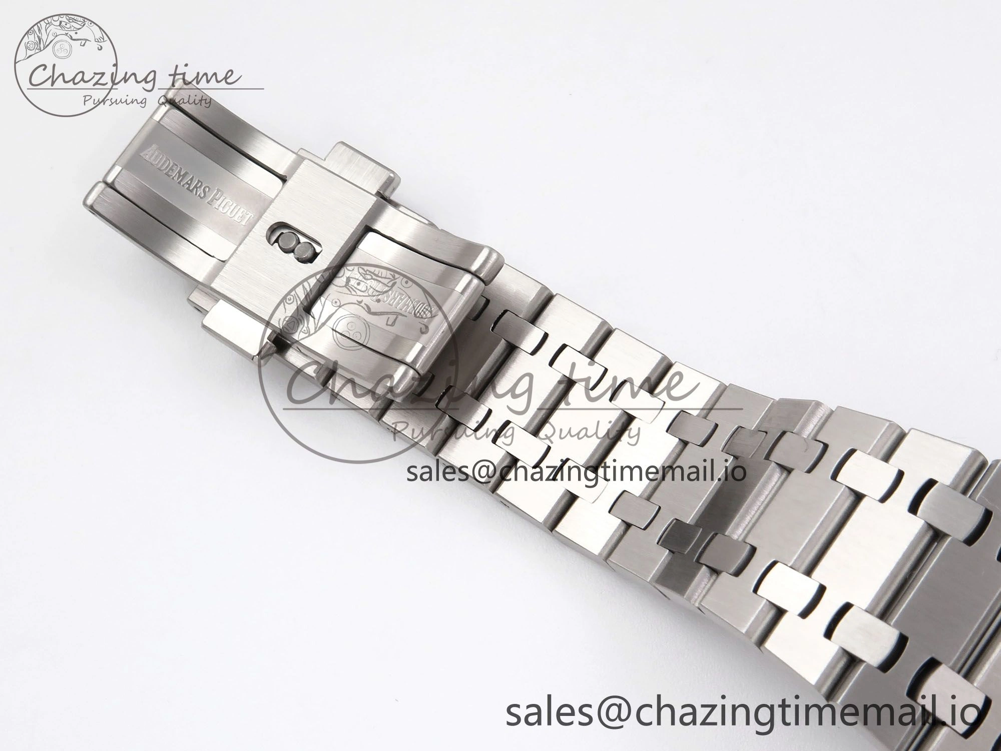Royal Oak 41mm 15510 “50th Anniversary” SS IPF 1:1 Best Edition Gray Textured Dial on SS Bracelet SA4302 Super Clone