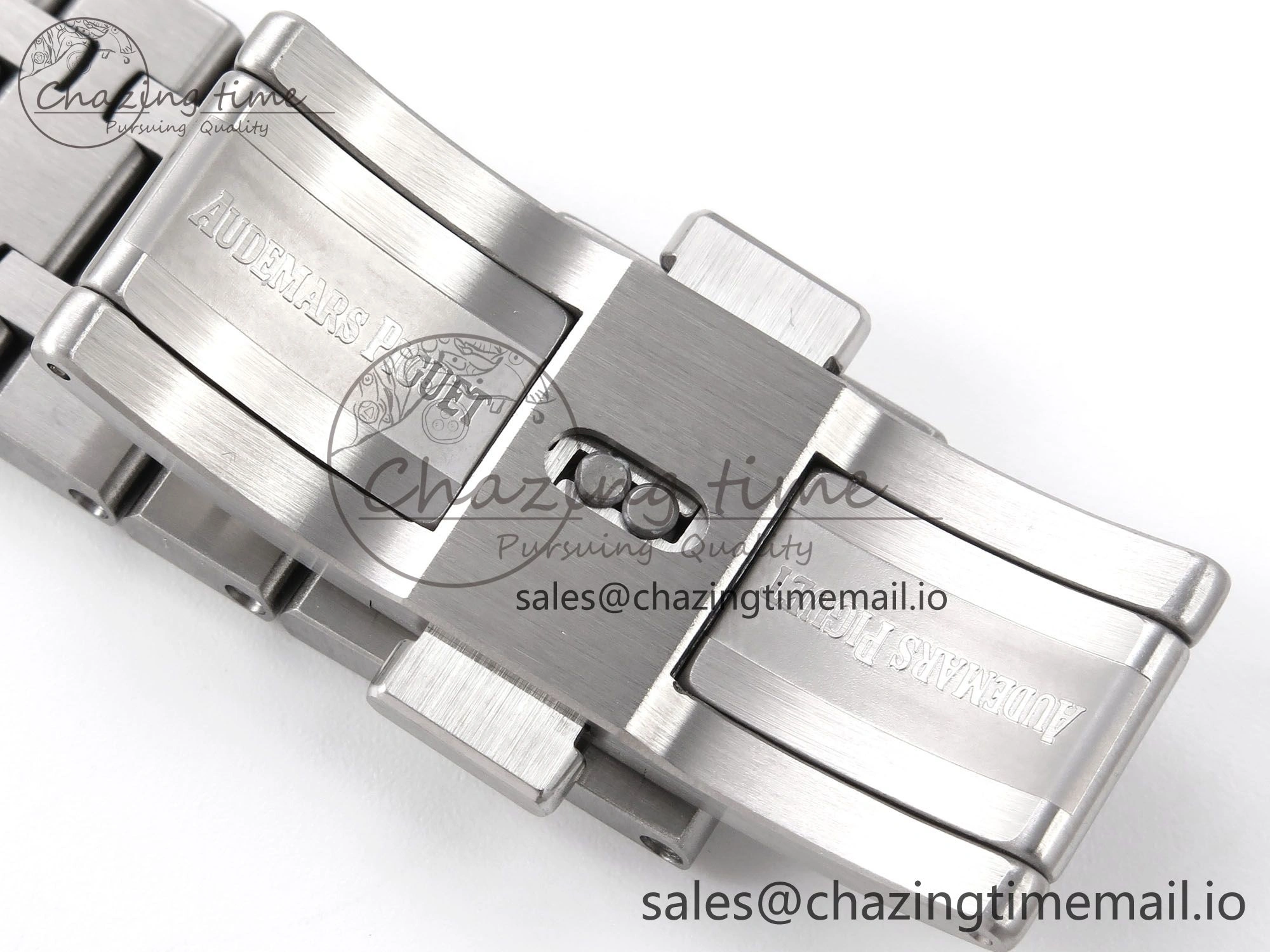 Royal Oak 41mm 15510 “50th Anniversary” SS IPF 1:1 Best Edition Gray Textured Dial on SS Bracelet SA4302 Super Clone