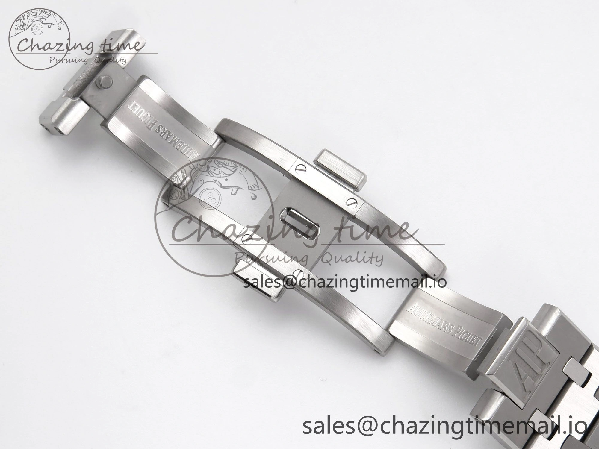 Royal Oak 41mm 15510 “50th Anniversary” SS IPF 1:1 Best Edition Gray Textured Dial on SS Bracelet SA4302 Super Clone