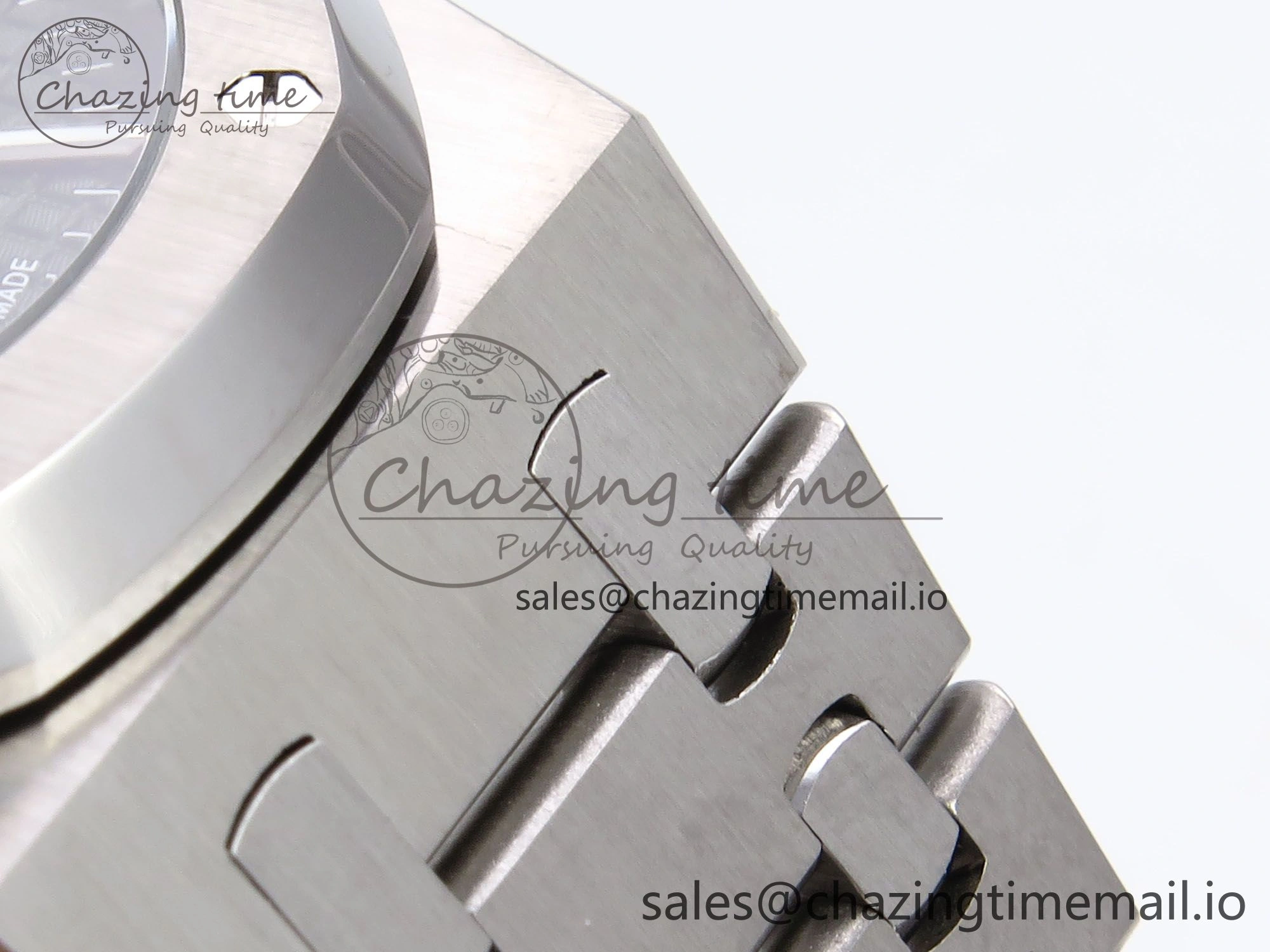 Royal Oak 41mm 15510 “50th Anniversary” SS IPF 1:1 Best Edition Green Textured Dial on SS Bracelet SA4302 Super Clone