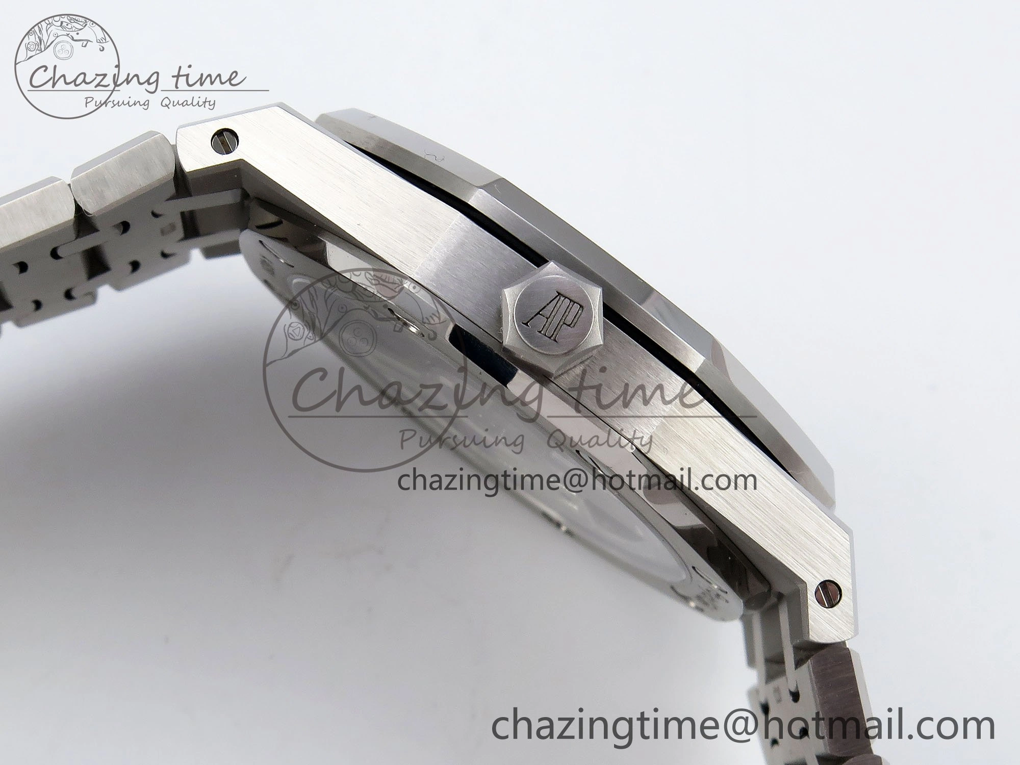 Royal Oak 41mm 15510 “50th Anniversary” SS SF 1:1 Best Edition Gray Dial on SS Bracelet SA4302 Super Clone
