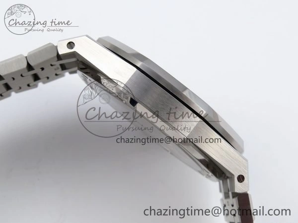 Royal Oak 41mm 15510 “50th Anniversary” SS SF 1:1 Best Edition Gray Dial on SS Bracelet SA4302 Super Clone