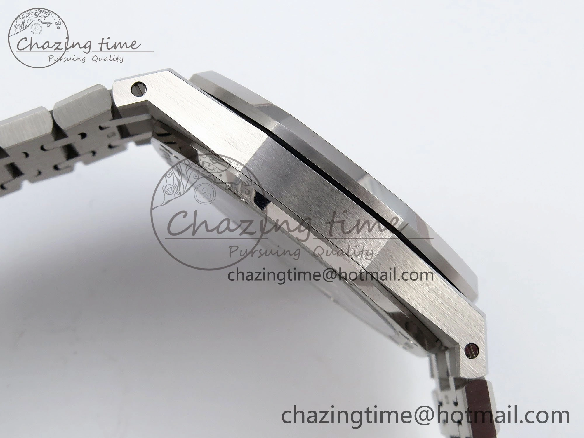 Royal Oak 41mm 15510 “50th Anniversary” SS SF 1:1 Best Edition Gray Dial on SS Bracelet SA4302 Super Clone