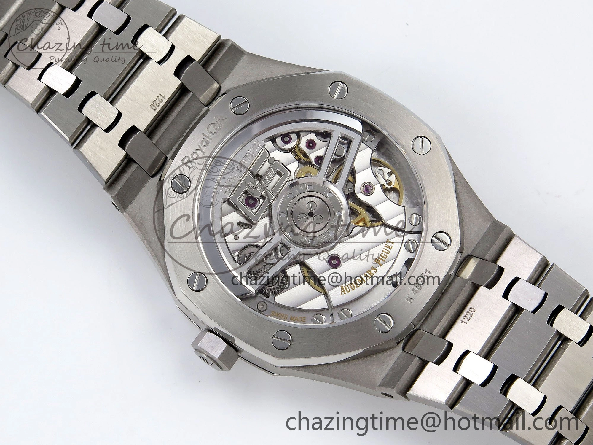 Royal Oak 41mm 15510 “50th Anniversary” SS SF 1:1 Best Edition Gray Dial on SS Bracelet SA4302 Super Clone
