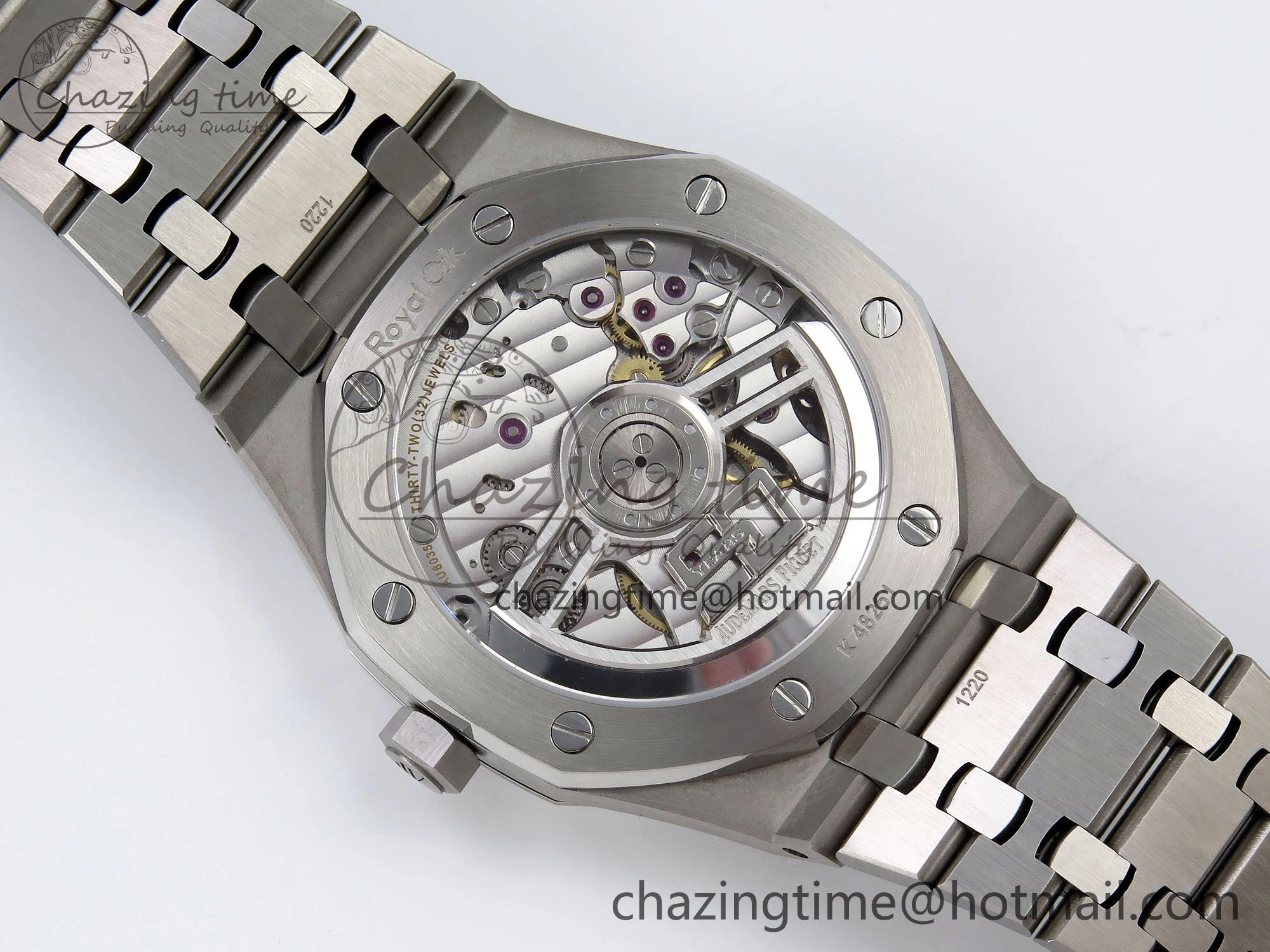 Royal Oak 41mm 15510 “50th Anniversary” SS SF 1:1 Best Edition Gray Dial on SS Bracelet SA4302 Super Clone