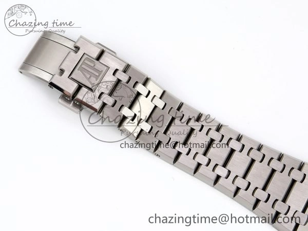 Royal Oak 41mm 15510 “50th Anniversary” SS SF 1:1 Best Edition Gray Dial on SS Bracelet SA4302 Super Clone