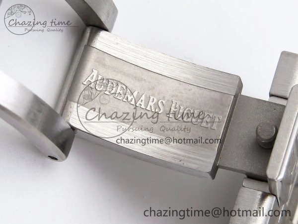 Royal Oak 41mm 15510 “50th Anniversary” SS SF 1:1 Best Edition Gray Dial on SS Bracelet SA4302 Super Clone