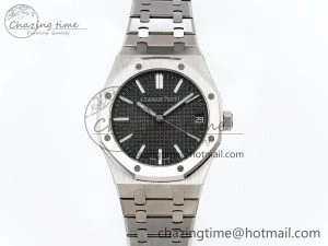 Royal Oak 41mm 15510 “50th Anniversary” SS SF 1:1 Best Edition Gray Dial on SS Bracelet SA4302 Super Clone