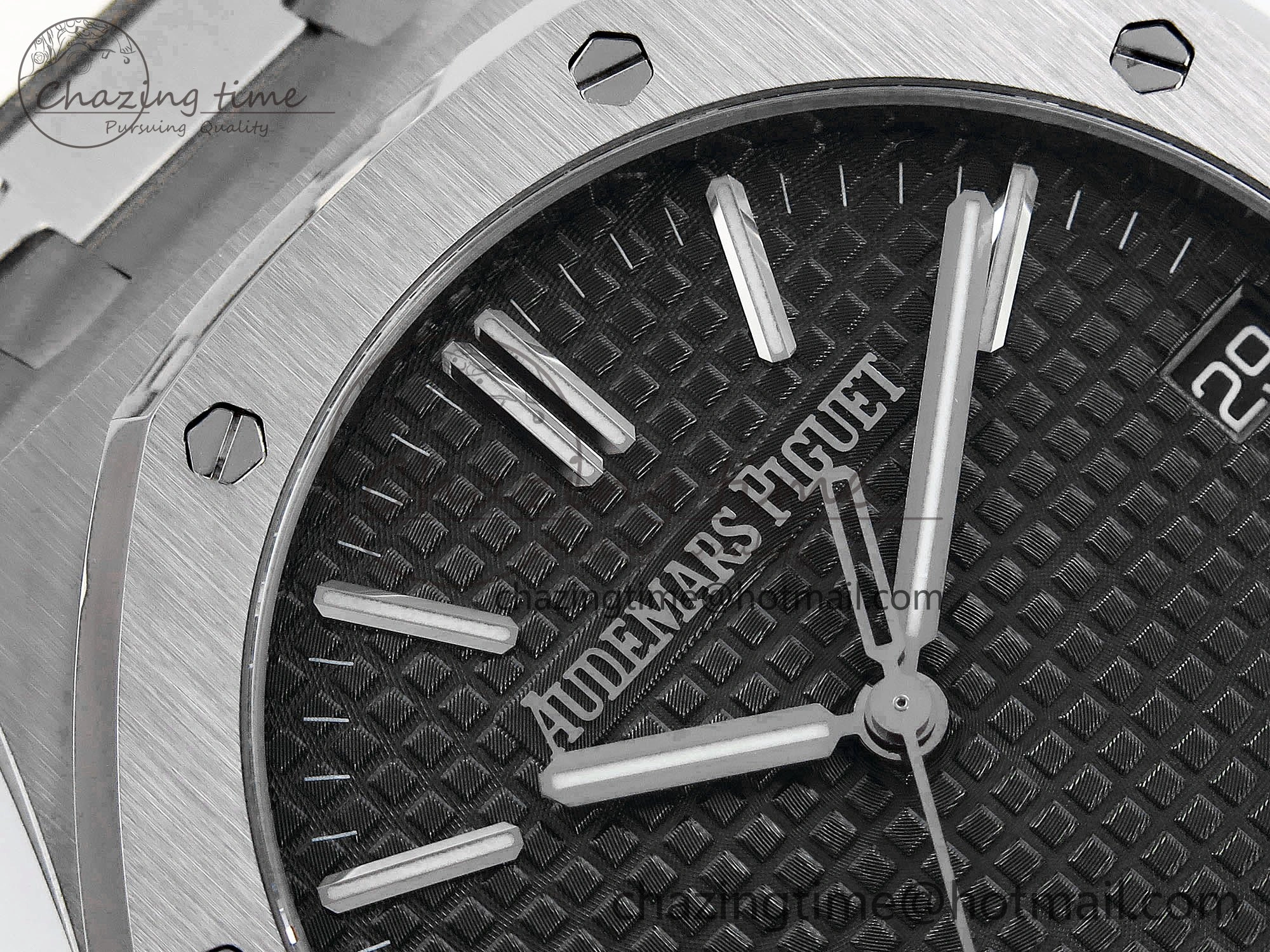 Royal Oak 41mm 15510 “50th Anniversary” SS SF 1:1 Best Edition Gray Dial on SS Bracelet SA4302 Super Clone