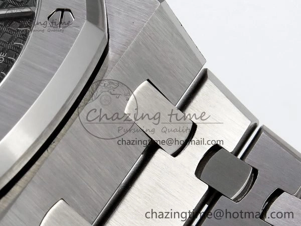 Royal Oak 41mm 15510 “50th Anniversary” SS SF 1:1 Best Edition Gray Dial on SS Bracelet SA4302 Super Clone