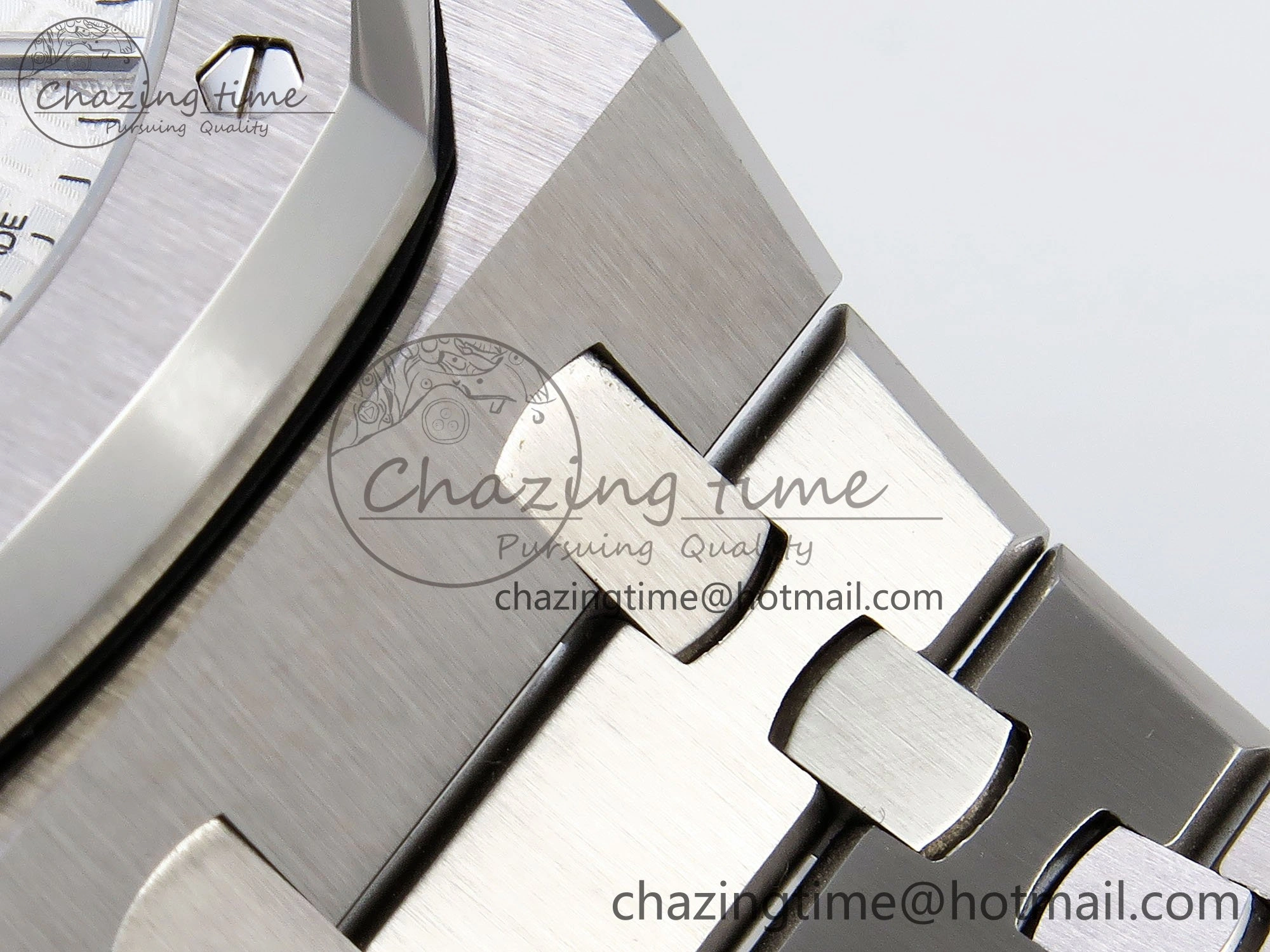 Royal Oak 41mm 15510 “50th Anniversary” SS SF 1:1 Best Edition White Dial on SS Bracelet SA4302 Super Clone