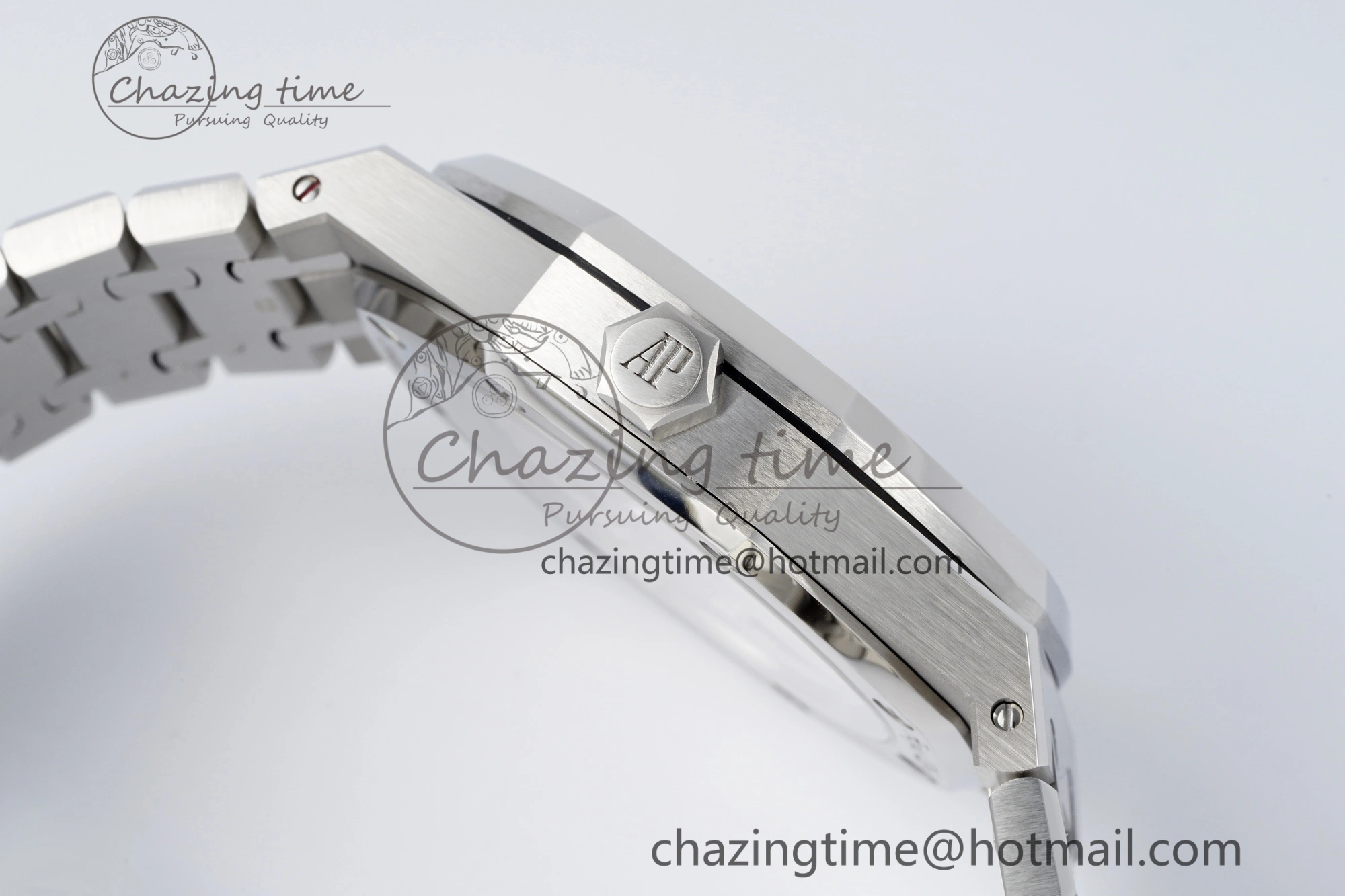 Royal Oak 41mm 15510 “50th Anniversary” SS ZF 1:1 Best Edition Gray Textured Dial on SS Bracelet A4302