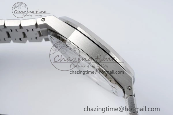 Royal Oak 41mm 15510 “50th Anniversary” SS ZF 1:1 Best Edition Gray Textured Dial on SS Bracelet A4302