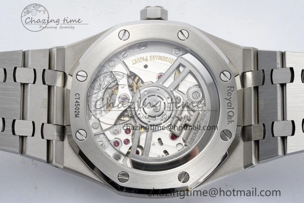 Royal Oak 41mm 15510 “50th Anniversary” SS ZF 1:1 Best Edition Gray Textured Dial on SS Bracelet A4302