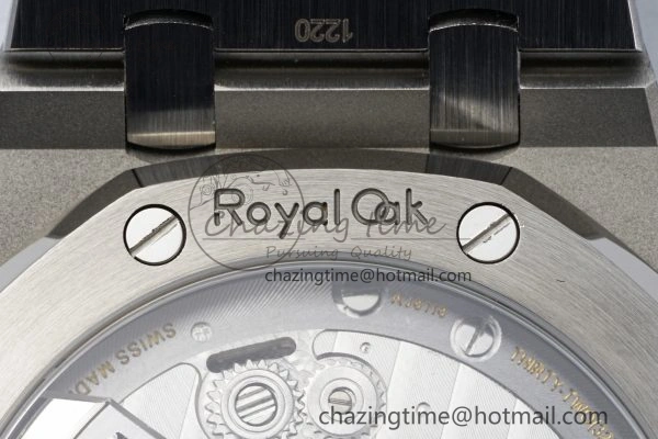 Royal Oak 41mm 15510 “50th Anniversary” SS ZF 1:1 Best Edition Gray Textured Dial on SS Bracelet A4302