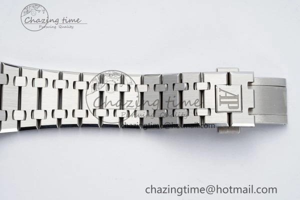 Royal Oak 41mm 15510 “50th Anniversary” SS ZF 1:1 Best Edition Gray Textured Dial on SS Bracelet A4302
