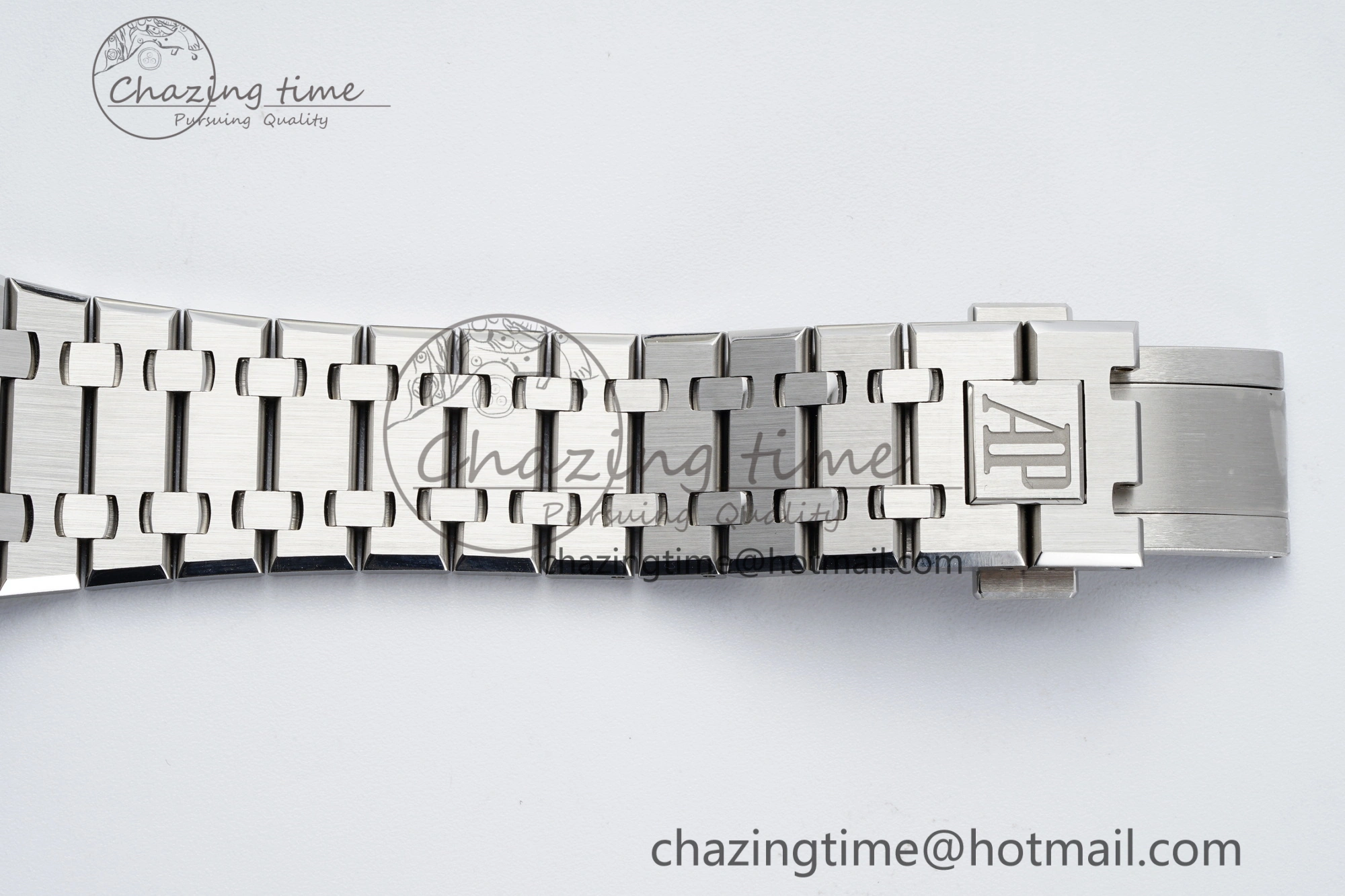 Royal Oak 41mm 15510 “50th Anniversary” SS ZF 1:1 Best Edition Gray Textured Dial on SS Bracelet A4302