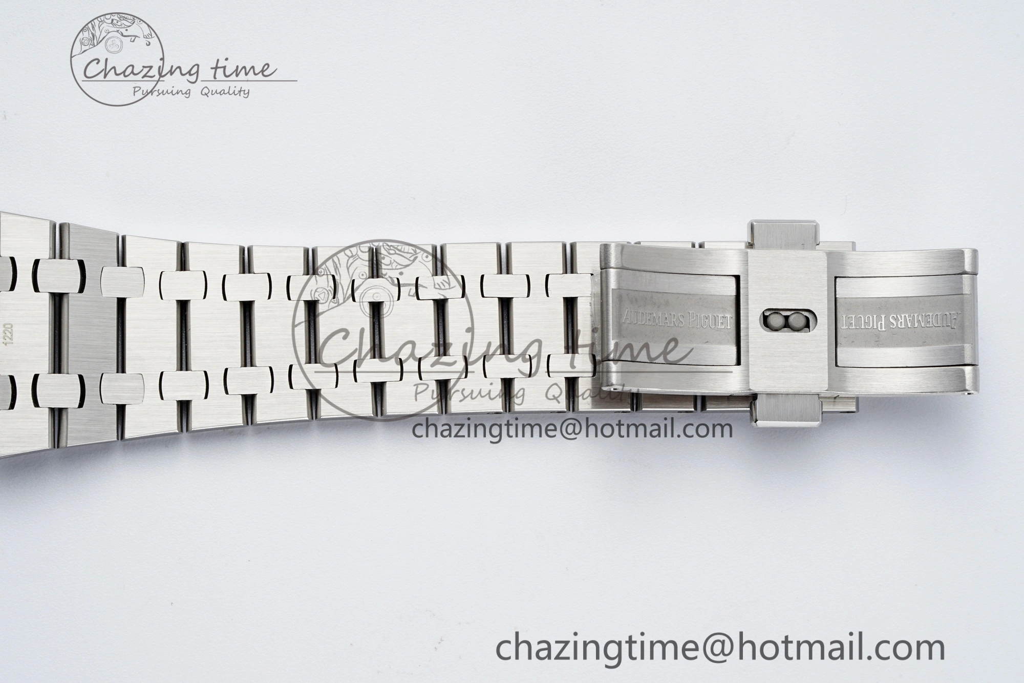 Royal Oak 41mm 15510 “50th Anniversary” SS ZF 1:1 Best Edition Gray Textured Dial on SS Bracelet A4302
