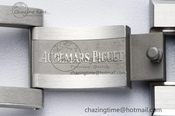 Royal Oak 41mm 15510 “50th Anniversary” SS ZF 1:1 Best Edition Gray Textured Dial on SS Bracelet A4302