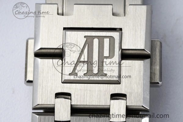 Royal Oak 41mm 15510 “50th Anniversary” SS ZF 1:1 Best Edition Gray Textured Dial on SS Bracelet A4302