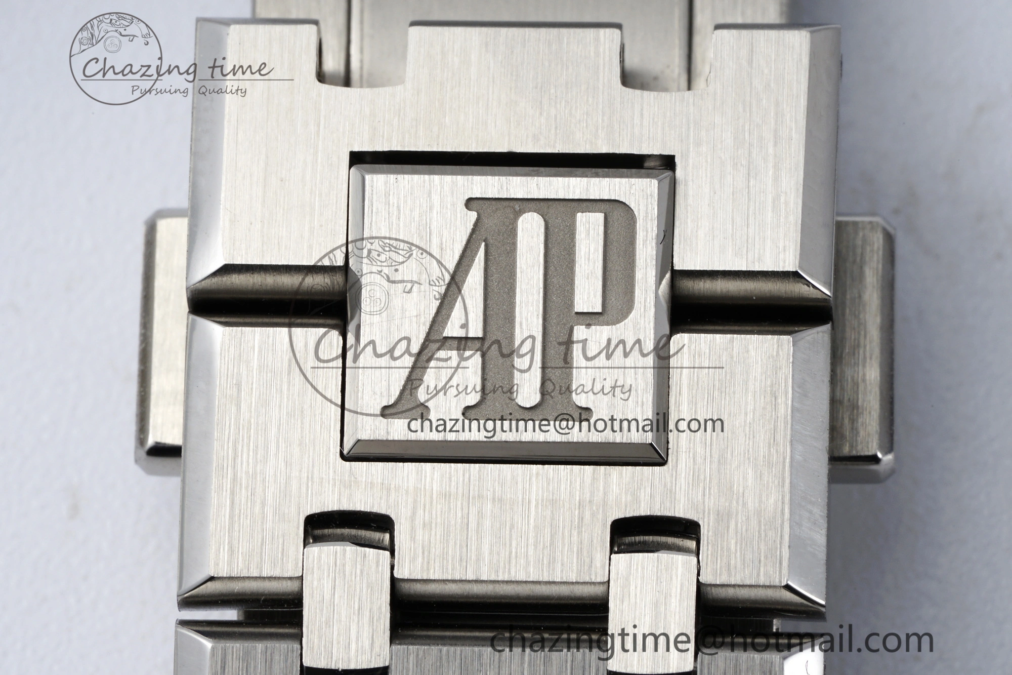 Royal Oak 41mm 15510 “50th Anniversary” SS ZF 1:1 Best Edition Gray Textured Dial on SS Bracelet A4302