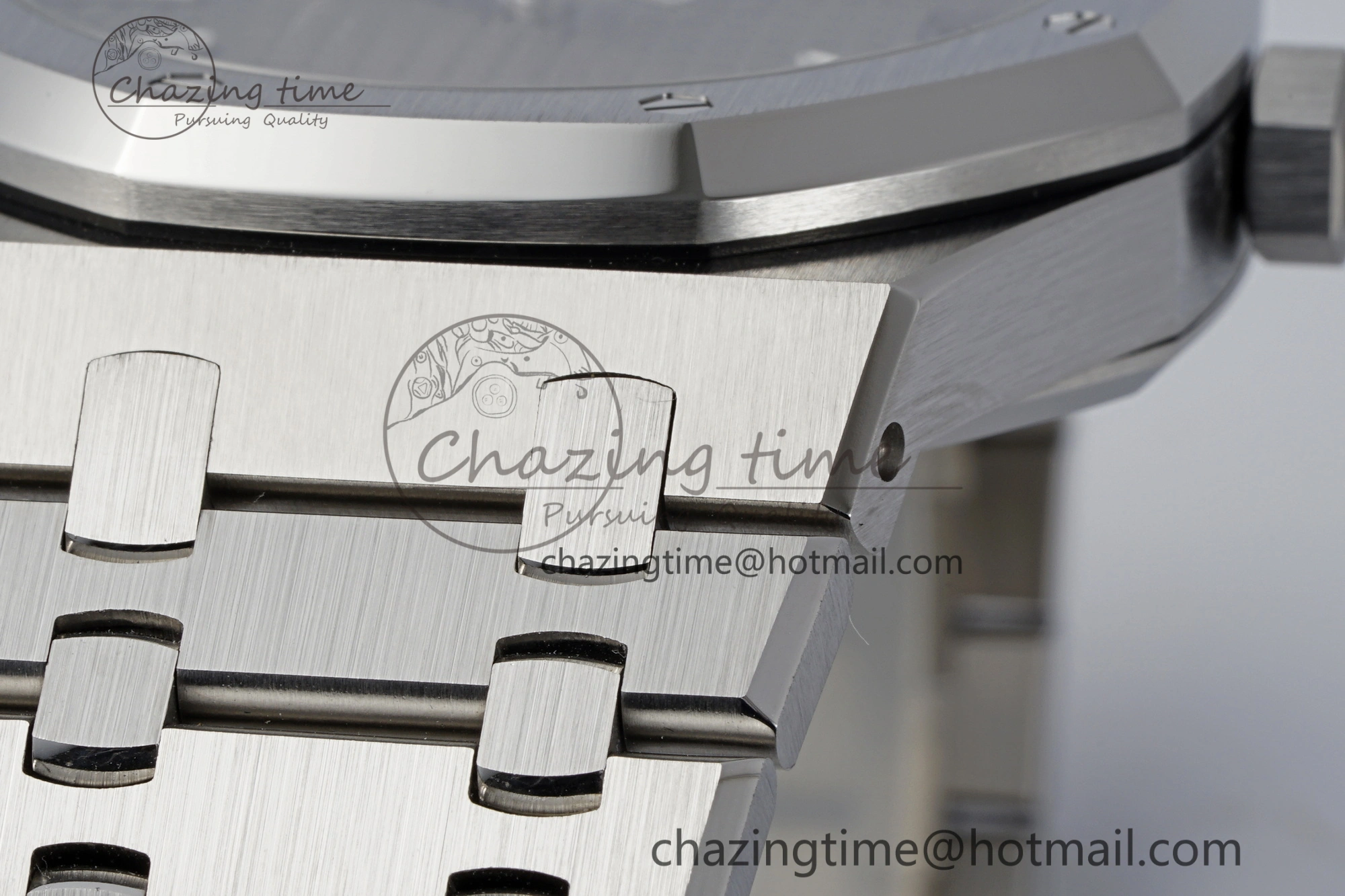 Royal Oak 41mm 15510 “50th Anniversary” SS ZF 1:1 Best Edition Gray Textured Dial on SS Bracelet A4302