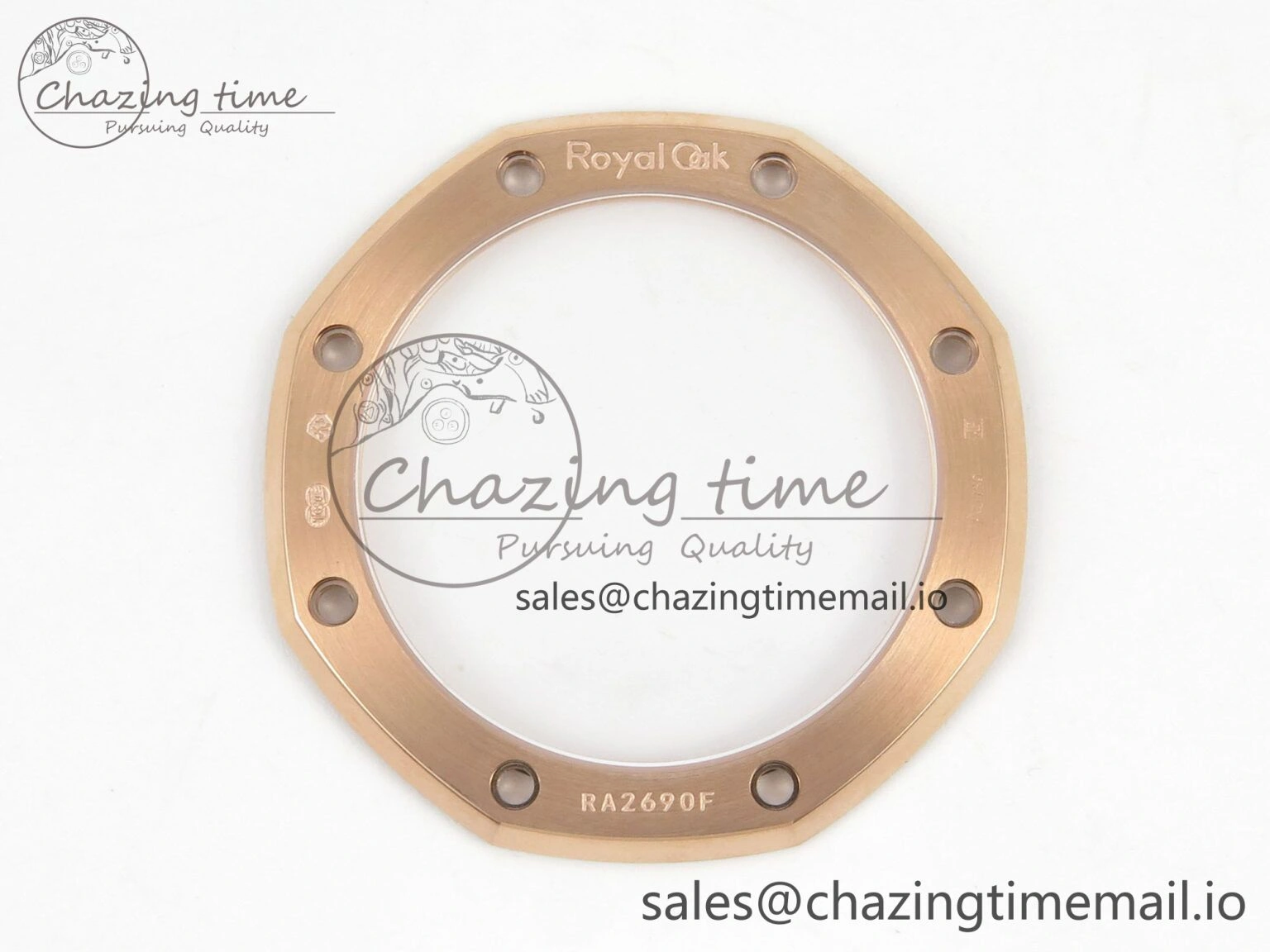Royal Oak 41mm 15510 RG RSF 1:1 Best Edition Black Dial on RG Bracelet SA4302 Super Clone