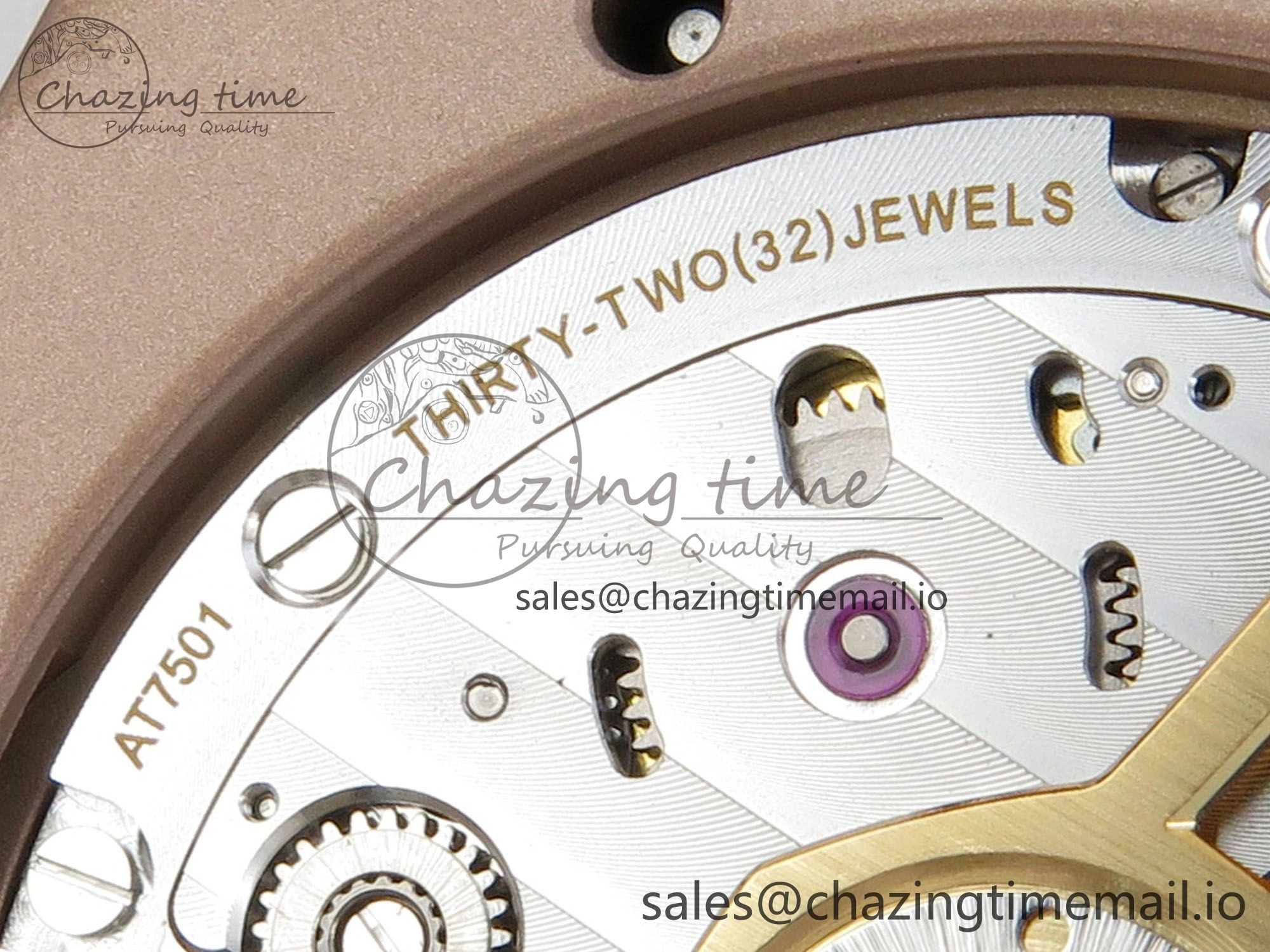 Royal Oak 41mm 15510 RG RSF 1:1 Best Edition Blue Dial on Blue leather strap SA4302 Super Clone