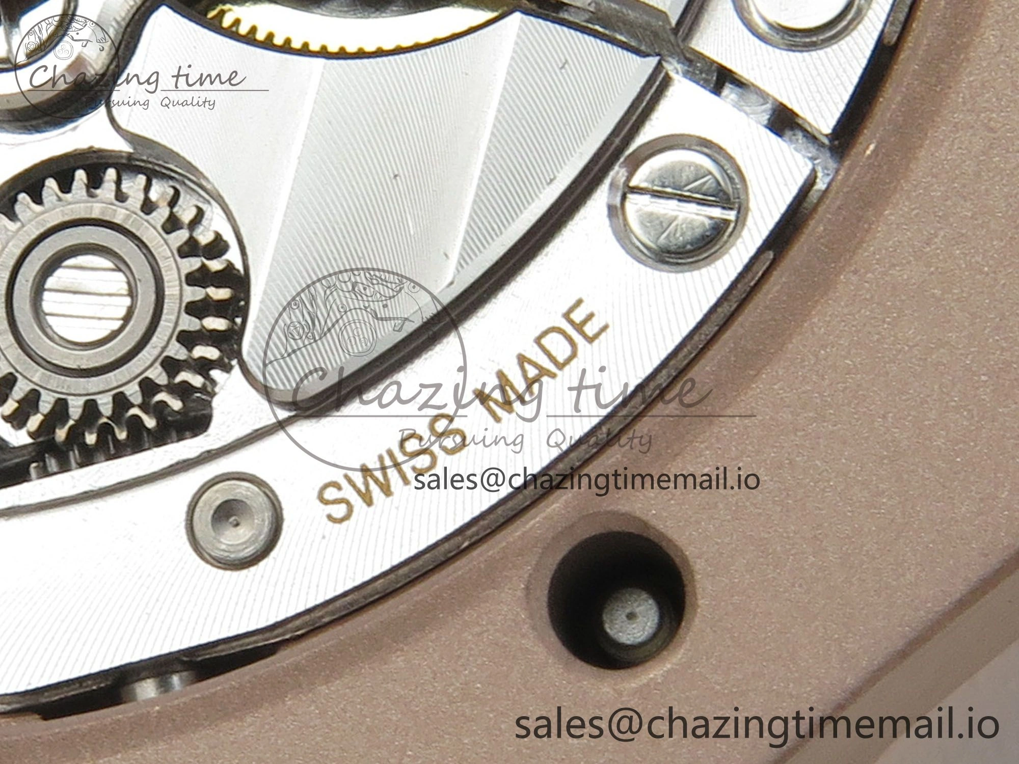 Royal Oak 41mm 15510 RG RSF 1:1 Best Edition Blue Dial on Blue leather strap SA4302 Super Clone