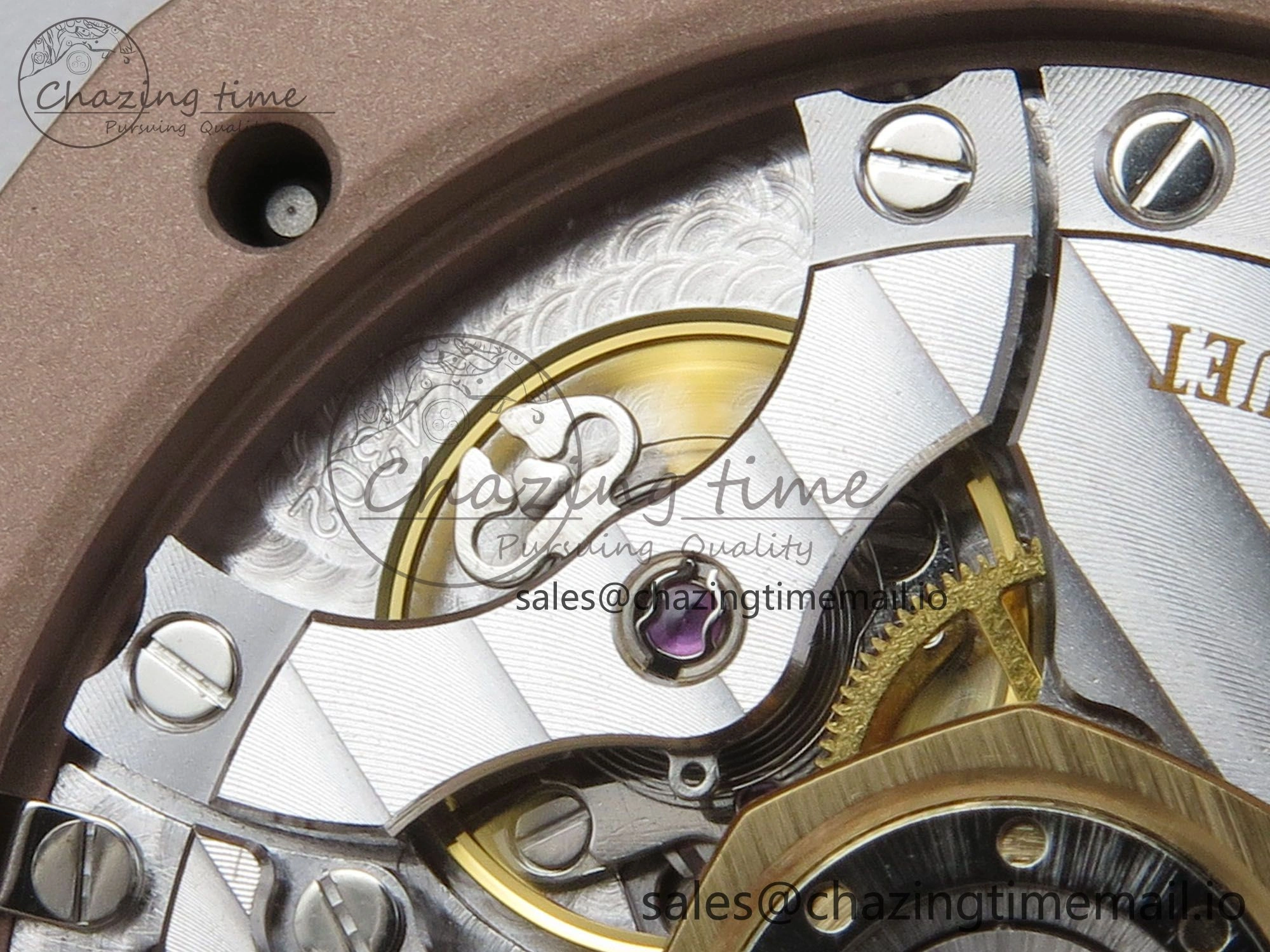 Royal Oak 41mm 15510 RG RSF 1:1 Best Edition Blue Dial on Blue leather strap SA4302 Super Clone