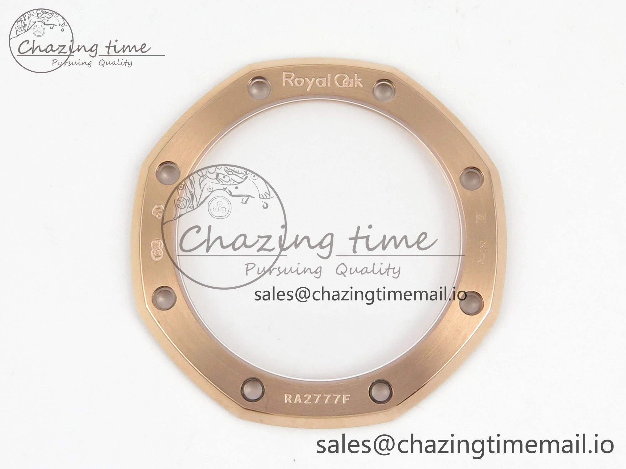 Royal Oak 41mm 15510 RG RSF 1:1 Best Edition Blue Dial on Blue leather strap SA4302 Super Clone