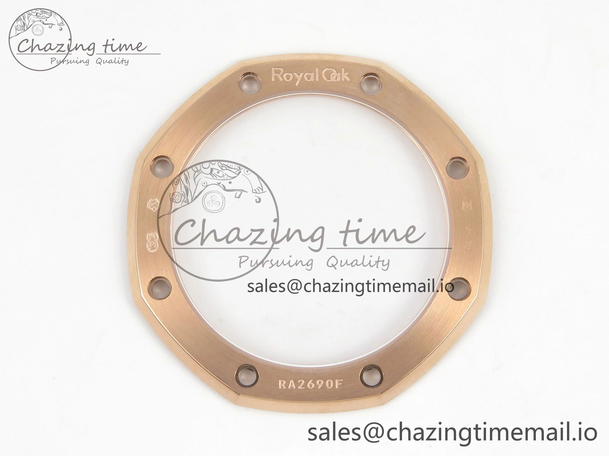 Royal Oak 41mm 15510 RG RSF 1:1 Best Edition Blue Dial on RG Bracelet SA4302 Super Clone