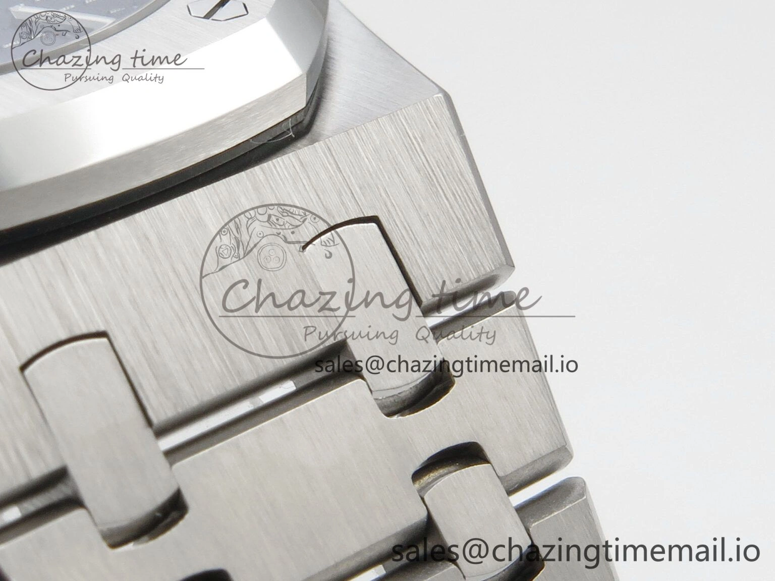 Royal Oak 41mm 15510 SS RSF 1:1 Best Edition Black Dial on SS Bracelet SA4302 Super Clone