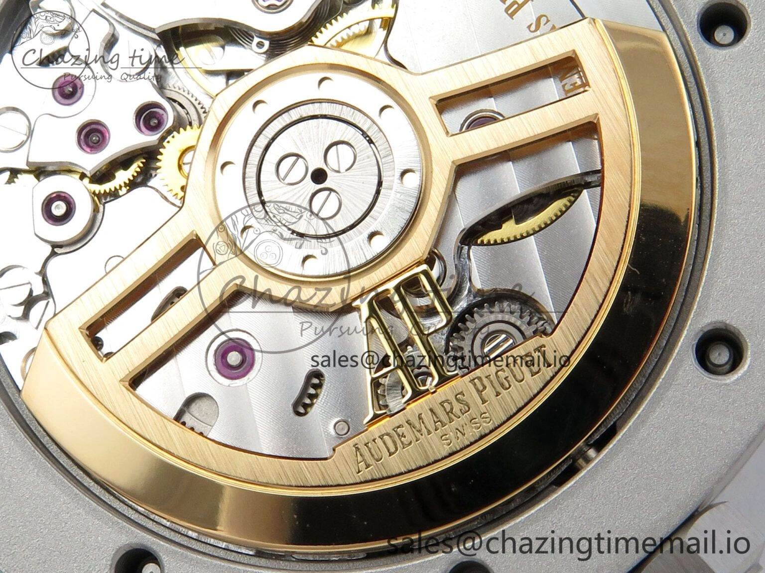 Royal Oak 41mm 15510 SS RSF 1:1 Best Edition Black Dial on SS Bracelet SA4302 Super Clone